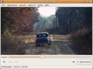 Abbildung 8: Videos spielt der Gnome-Desktop in der Standardeinstellung mit Totem ab.