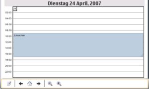 Abbildung 8: Mit dem N800 verwalten Sie bequem Termine und Kontakte.