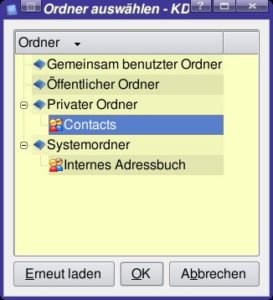Abbildung 8: Keine langen URLs mehr: Die gewünschte Kontaktquelle wählen Sie einfach per Mausklick.