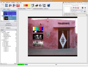 Abbildung 8: Über die Bilder in diesem Untermenü steuern Sie einzelne Kapitel Ihres Filmes an. Mit Version 1.0 RC3 von QDVDAuthor geht das einfach.