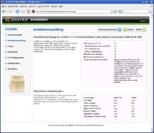 Abbildung 1: Der Installationsassistent prüft im ersten Schritt, ob alle Voraussetzungen für einen reibungslosen Betrieb erfüllt sind, und führt anschließend komfortabel durch die eigentliche Installation.
