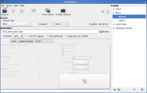 Abbildung 1: Die GTK-Handbrake-GUI unter Opensuse 11.0: So rippen Sie bequem DVDs.