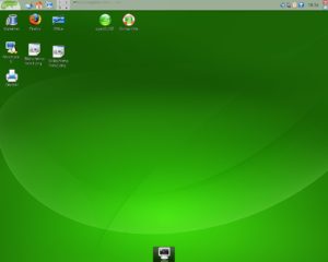 Abbildung 4: Noch segelt der Navigator recht schmucklos auf dem Desktop von OpenSuse 11, also schreiten Sie zur Konfiguration.
