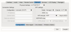 Abbildung 6: Der Geexbox-Generator erlaubt das Erstellen eines komplett individuellen Images inklusive Netzwerkkonfiguration und Integration von Netzlaufwerken.