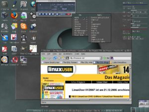 Abbildung 1: Die Westentaschendistribution Damn Small Linux läuft auch auf Rechnern mit geringer Hardwareausstattung problemlos.