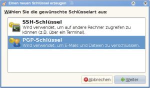 Abbildung 2: Seahorse verwaltet auch SSH-Schlüssel, für GPG benötigen Sie diese nicht.