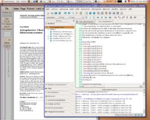 Abbildung 2: Mit Texmaker haben Sie auch komplexe LaTeX-Dokumenten im Griff.