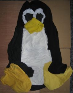 Abbildung 3: Mit seinem genialen Klamotten-Tux schaffte es Immanuel Bekaan auf den zweiten Platz.