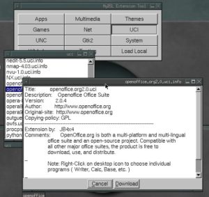 Abbildung 3: Über den Paketmanager MyDSL erreichen Sie eine große Anzahl zusätzlicher Pakete des Online-Repositories.