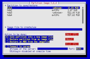 Abbildung 3: Das Programm Partition Image erstellt Eins-zu-Eins-Kopien kompletter Dateisysteme, die Sie bei Bedarf wieder zurückspielen, um den Ursprungszustand zu rekonstruieren.