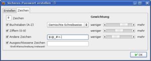 Abbildung 4: Mit em SecurePassword Generator erzeugen Sie sichere Passwörter nach eigenen Vorgaben.