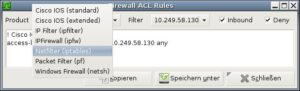 Abbildung 4: Wireshark hilft sogar bei der Verbesserung der Firewall.