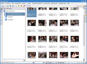 Abbildung 6: Digikam verwaltet Ihre Fotos, indem es die Ordnerstruktur auf der Festplatte einliest und daraus Fotoalben macht.