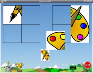 Abbildung 7: Leichte Puzzles mit nur wenigen Teilen helfen Kinder vor allem, den Umgang mit der Maus zu üben.