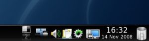 Abbildung 8: Über das Zahnrad unten rechts in der Systemleiste spielen Sie Updates ein. Das sollte zu den ersten Schritten nach der Installation gehören.