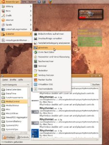 Abbildung 8: Mit den beliebten Miniprogrammen für Wetter, Nachrichten und Systemüberwachung macht auch Gnome eine gute Figur im Alltag.