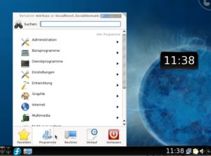 Abbildung 9: KDE 4 wartet mit einem schicken, modernen Design auf, erreicht aber noch nicht die Funktionalität seines Vorgängers.