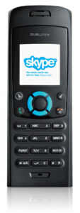 Schnurlos-Telefon für Skype und Festnetz.