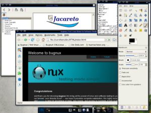 Bugnux liefert Programme zum Testen von Software ebenso wie Desktop-Software mit.
