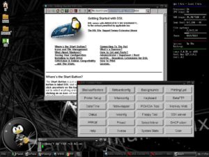 Damn Small Linux gibt sich gewohnt kompakt, die mitgelieferte Software aber schon etwas alt.