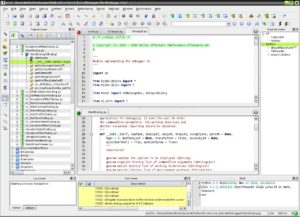 Eric 4 ist eine vollständige IDE für Python.