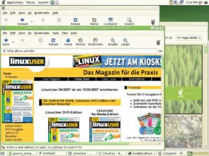 Forsight Linux 1.1 enthält unter anderem das aktuelle Gnome 2.18 als Desktop.