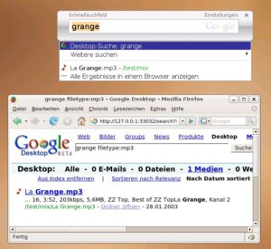 Googles Desktop-Suche kann zwar Multimediadateien indizieren, nicht aber die Formate RTF oder DOC – was Michael Barnikel ärgert.