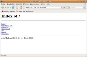 Der wartungsarme Miniwebsrv eignet sich ideal als Downloadserver im Intranet.