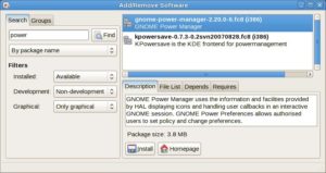Das Gnome-Frontend von PackageKit ist bereits recht weit entwickelt und gut zu bedienen.