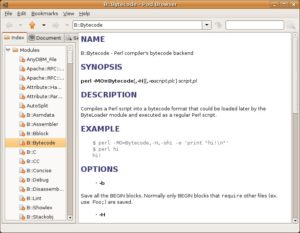 Podbrowser ist das ideale Rechercheprogramm für alle Perl-Entwickler.