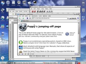 Das aktuelle Puppy Linux bringt auf kleinem Raum eine Menge Software mit.