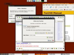 Mit nur 25 MByte Größe tritt Slitaz als kleinste Desktop-Distribution an.