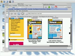 Syllable ist ein noch unfertiges freies System vor allem für den Desktop-Einsatz.