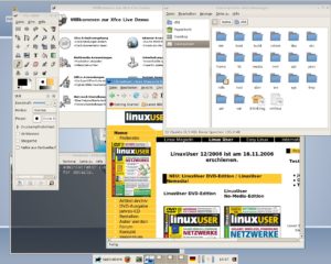 Xfld erlaubt das gefahrlose Ausprobieren von Xfce 4.4.