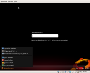 Abbildung 1: Der neue Login-Screen von Jaunty