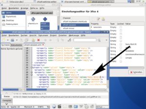 Abbildung 1: Im Einstellungseditor vorgenommene Änderungen finden Sie in der zugehörigen XML-Datei wieder.