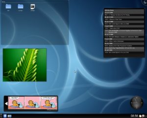 Abbildung 1: Nach der Installation läuft KDE 4 auf Ihrem gewöhnlichen System in einem Extrafenster, wo Sie es in aller Ruhe testen oder gar weiterentwickeln.