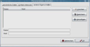 Abbildung 12: Nachholbedarf hat das Adressbuch von Claws Mail: In der aktuellen Ausführung bietet es nur rudimentäre Funktionen.