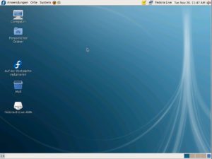 Abbildung 5: Der aufgeräumte Gnome-Desktop wirkt dank "Nodoka" wieder etwas moderner.
