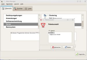 Abbildung 2: Ein kurze Information vor der eigentlichen Installation, dann spielt Pirut die Software ein.