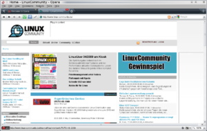 Als Resultat der Komprimierung entstehen deutliche Artefakte bei den Grafiken in Opera Turbo.