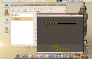 Der Standarddesktop von Ututo XS 2009