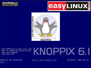 Abbildung 1: Im Bootmenü der Knoppix-Heft-DVD drücken Sie einfach <code srcset=