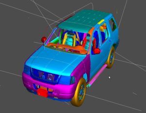 Abbildung 1: SPECviewperf prüft die 3D-Leistung unter anderem mit exakten Modellen ganzer Autos, die direkt von den Autoherstellern stammen.