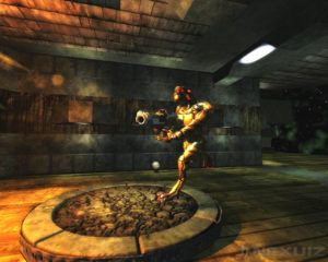 Abbildung 2: Das grafisch schicke Spiel Nexuiz nutzt DarkPlaces, eine stark gedopte, modernisierte Quake-Engine.