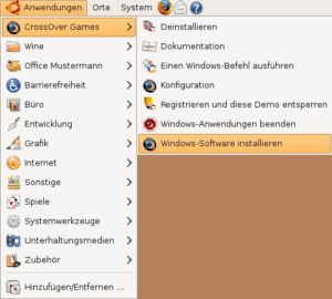 Abbildung 2: Nach der Installation finden Sie einen neuen Menüeintrag im GNOME- und KDE-Menü vor. Alle Funktionen des Emulators werden über dieses Menü aufgerufen.