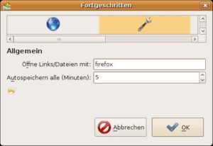 Abbildung 3: Den Browser, den Makagiga nutzt, um externe Webseiten anzuzeigen, legen Sie in den Voreinstellungen selbst fest.