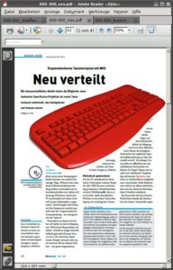 Der neue Acrobat Reader 9.1 stellt die Dokumente in Tabs dar und bietet stark verbesserte Druckfunktionen.
