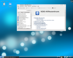 Der Desktop von Kubuntu 9.04