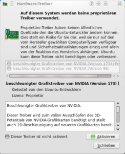 Jockey erkennt Grafikkarten und installiert proprietäre Treiber für diese